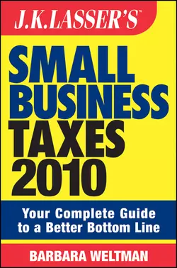 JK Lasser′s Small Business Taxes 2010. Your Complete Guide to a Better Bottom Line, Barbara Weltman