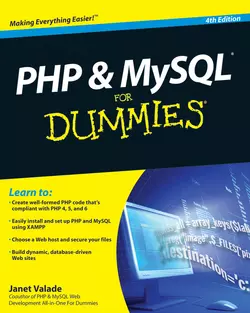 PHP and MySQL For Dummies Janet Valade