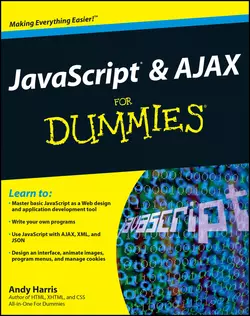 JavaScript and AJAX For Dummies, Andy Harris