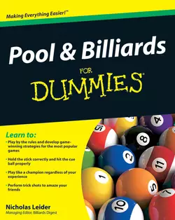 Pool and Billiards For Dummies, Nicholas Leider