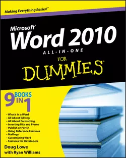 Word 2010 All-in-One For Dummies, Doug Lowe