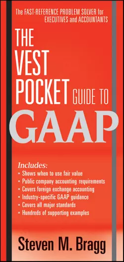 The Vest Pocket Guide to GAAP Steven Bragg