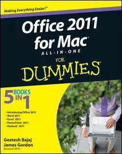 Office 2011 for Mac All-in-One For Dummies, Geetesh Bajaj