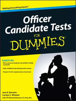 Officer Candidate Tests For Dummies, Jane Burstein