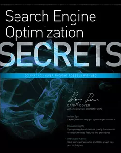 Search Engine Optimization (SEO) Secrets, Danny Dover