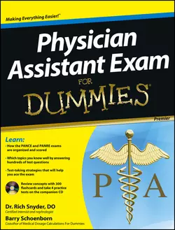 Physician Assistant Exam For Dummies, Barry Schoenborn