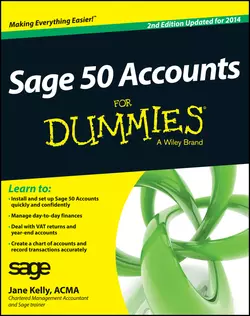 Sage 50 Accounts For Dummies, Jane Kelly