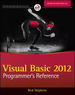 Visual Basic 2012 Programmer′s Reference, Rod Stephens