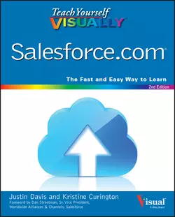 Teach Yourself VISUALLY Salesforce.com Justin Davis и Kristine Curington