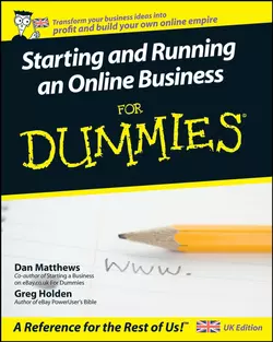 Starting and Running an Online Business For Dummies Greg Holden и Dan Matthews