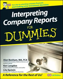 Interpreting Company Reports For Dummies Lita Epstein и Ken Langdon