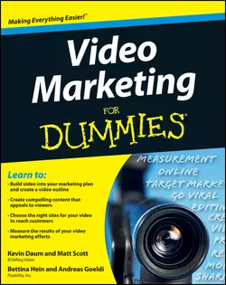 Video Marketing For Dummies, Kevin Daum