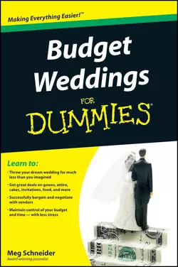 Budget Weddings For Dummies Meg Schneider