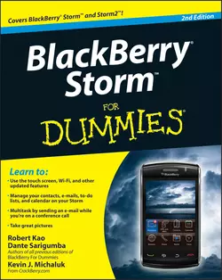 BlackBerry Storm For Dummies, Robert Kao