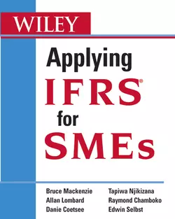 Applying IFRS for SMEs Bruce Mackenzie и Allan Lombard