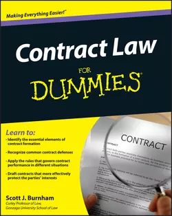 Contract Law For Dummies, Scott Burnham