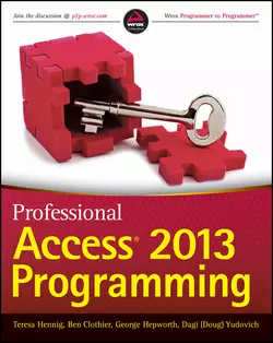 Professional Access 2013 Programming, Teresa Hennig