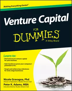 Venture Capital For Dummies Nicole Gravagna и Peter Adams