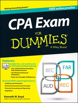 CPA Exam For Dummies, Kenneth Boyd