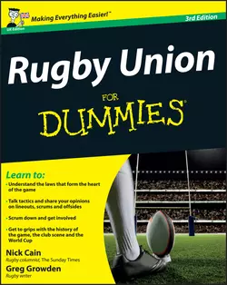 Rugby Union For Dummies, Greg Growden