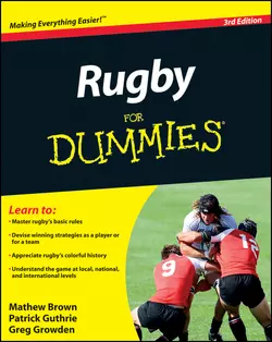 Rugby For Dummies, Mathew Brown