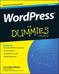 WordPress For Dummies, Lisa Sabin-Wilson