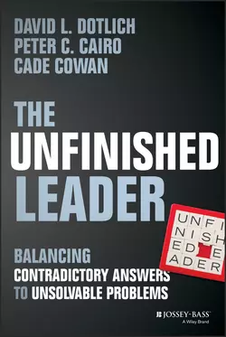 The Unfinished Leader. Balancing Contradictory Answers to Unsolvable Problems, David Dotlich