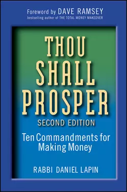 Thou Shall Prosper. Ten Commandments for Making Money, Rabbi Lapin