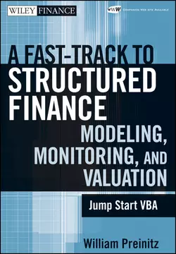 A Fast Track To Structured Finance Modeling, Monitoring and Valuation. Jump Start VBA, William Preinitz