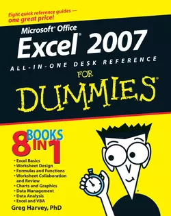 Excel 2007 All-In-One Desk Reference For Dummies Greg Harvey