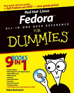 Red Hat Linux Fedora All-in-One Desk Reference For Dummies, Naba Barkakati