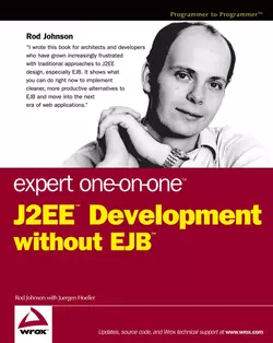 Expert One-on-One J2EE Development without EJB, Rod Johnson