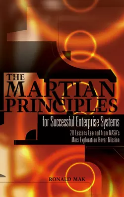 The Martian Principles for Successful Enterprise Systems. 20 Lessons Learned from NASA′s Mars Exploration Rover Mission Ronald Mak