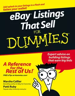 eBay Listings That Sell For Dummies, Marsha Collier