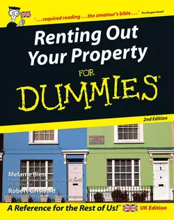 Renting Out Your Property For Dummies, Melanie Bien