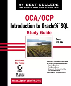 OCA / OCP: Introduction to Oracle9i SQL Study Guide. Exam 1Z0-007, Biju Thomas