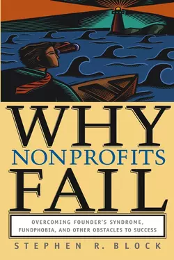 Why Nonprofits Fail. Overcoming Founder′s Syndrome  Fundphobia and Other Obstacles to Success Stephen Block