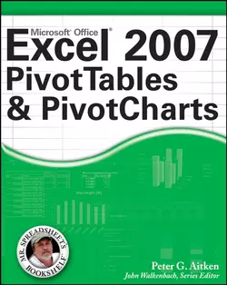 Excel 2007 PivotTables and PivotCharts Peter Aitken