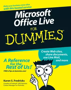 Microsoft Office Live For Dummies Karen Fredricks