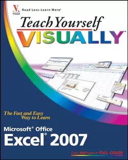 Teach Yourself VISUALLY Excel 2007, Nancy Muir