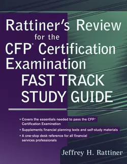 Rattiner′s Review for the CFP(R) Certification Examination, Fast Track Study Guide, Jeffrey Rattiner