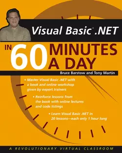 VB .NET in 60 Minutes a Day Tony Martin и Bruce Barstow