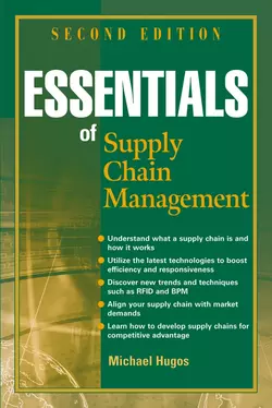 Essentials of Supply Chain Management, Michael Hugos