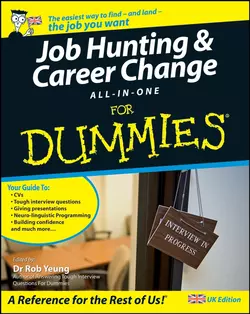 Job Hunting and Career Change All-In-One For Dummies, Rob Yeung