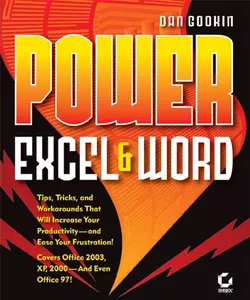 Power Excel and Word, Dan Gookin