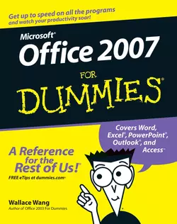 Office 2007 For Dummies Wallace Wang