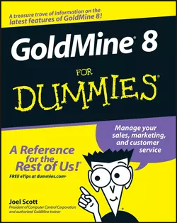 GoldMine 8 For Dummies, Joel Scott