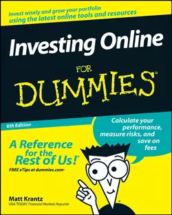 Investing Online For Dummies, Matt Krantz