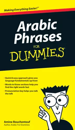 Arabic Phrases For Dummies, Amine Bouchentouf