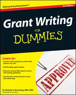 Grant Writing For Dummies Beverly Browning